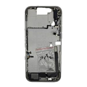 Mid-Frame Housing with Small Parts Pre-Installed Compatible for Apple iPhone 16 Pro Max - White Titanium