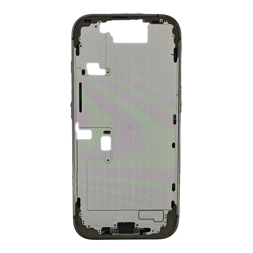 Mid-Frame Housing with Small Parts Pre-Installed Compatible for Apple iPhone 16 Pro - Natural Titanium