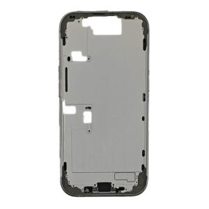 Mid-Frame Housing with Small Parts Pre-Installed Compatible for Apple iPhone 16 Pro - White Titanium