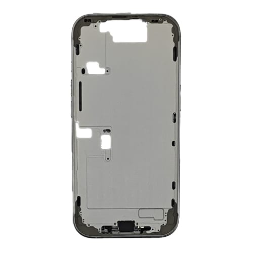 Mid-Frame Housing with Small Parts Pre-Installed Compatible for Apple iPhone 16 Pro - White Titanium