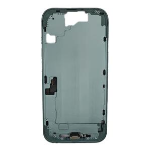 Mid-Frame Housing with Small Parts Pre-Installed Compatible for Apple iPhone 16 - Teal