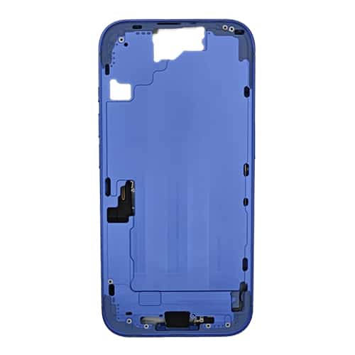 Mid-Frame Housing with Small Parts Pre-Installed Compatible for Apple iPhone 16 - Ultramarine