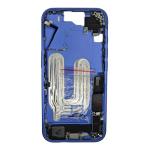 Mid-Frame Housing with Small Parts Pre-Installed Compatible for Apple iPhone 16 - Ultramarine