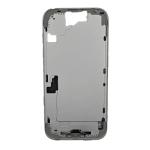 Mid-Frame Housing with Small Parts Pre-Installed Compatible for Apple iPhone 16 - White