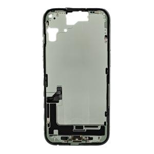 Mid-Frame Housing with Small Parts and Battery Pre-Installed Compatible for Apple iPhone 15 (PULL / A) - Green