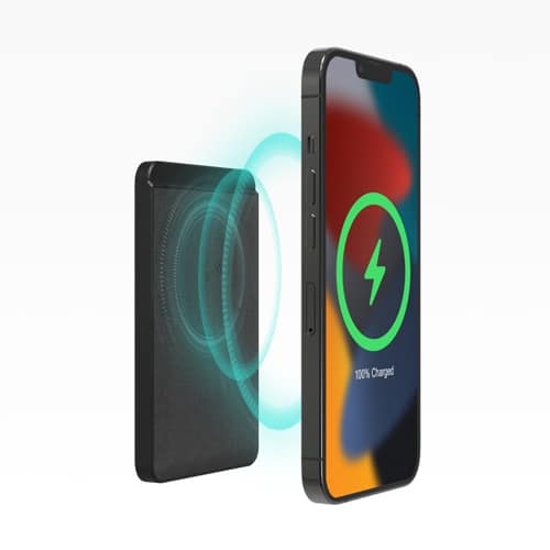Mophie Snap+ Magnetic 5000mAh Portable Charger Fast Wireless Charging with Magnetic Ring & USB-C Cable