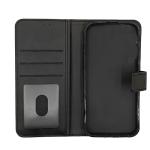 PU Leather Wallet Case for Samsung Galaxy S25 FE - Black