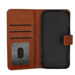 PU Leather Wallet Case for Samsung Galaxy A53 5G - Brown
