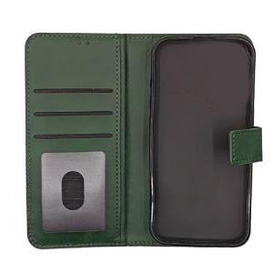 PU Leather Wallet Case for Samsung Galaxy Z Fold 6 5G - Green