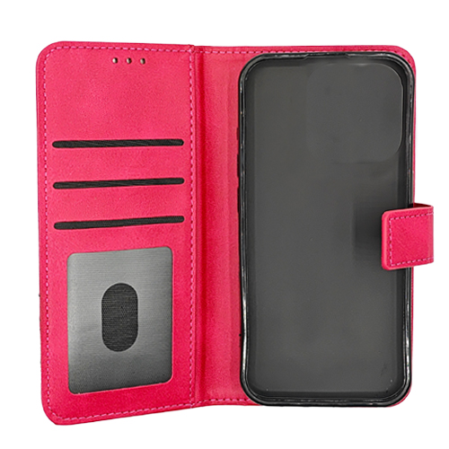PU Leather Wallet Case for Google Pixel 10 Pro XL - Hot Pink