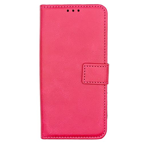 PU Leather Wallet Case for Samsung Galaxy S25 FE - Hot Pink