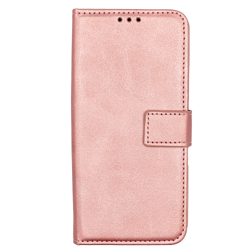 PU Leather Wallet Case for Samsung Galaxy S21 Ultra - Rose Golden