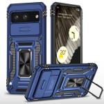 New Military Case with Ring Kickstand for Google Pixel 8a - Navy Blue