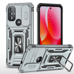 New Military Case with Ring Kickstand for Moto G Pure / G Power (2022) / G Play (2023) - Gray
