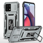 New Military Case with Ring Kickstand for Moto G Stylus 5G (2023) - Gray