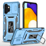 New Military Case with Ring Kickstand for Samsung Galaxy A13 4G / 5G / A04S - Light Blue