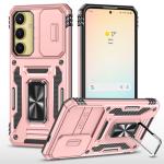 New Military Case with Ring Kickstand for Samsung Galaxy S24 / S25 - Rose Golden