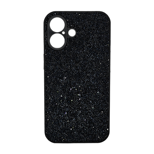 New Premium Shiny Case for Apple iPhone 16 Plus - Black