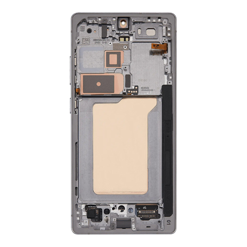 Service Pack - OLED Assembly With Frame Compatible For Samsung Galaxy S25 Ultra 5G - Titanium White Silver / Titanium Silver Blue