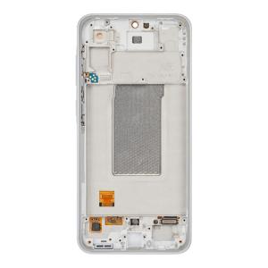 OLED Assembly With Frame Compatible Samsung for Galaxy A36 5G (A366 / 2025) (Refurbished) - White