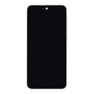 OLED Assembly With Frame Compatible Samsung for Galaxy A56 5G (A566 / 2025) (Refurbished) - Light Gray