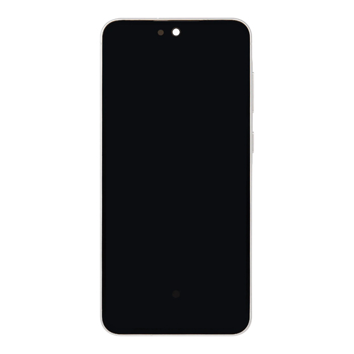 OLED Assembly With Frame Compatible Samsung for Galaxy A56 5G (A566 / 2025) (Refurbished) - Light Gray