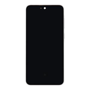 OLED Assembly With Frame Compatible Samsung for Galaxy A56 5G (A566 / 2025) (Refurbished) - Pink