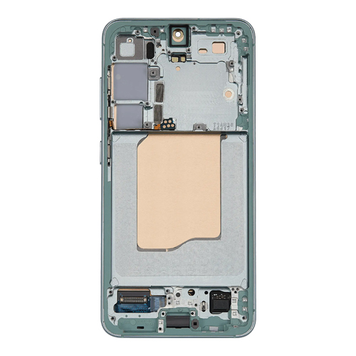 OLED Assembly With Frame Compatible Samsung for Galaxy S25 5G (Refurbished) - Mint