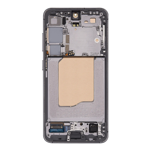 OLED Assembly With Frame Compatible Samsung for Galaxy S25 5G (Refurbished) - Silver Shadow