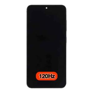 OLED Assembly With Frame Compatible Samsung for Galaxy S25 FE 5G (Premium) (120Hz) - Jetblack