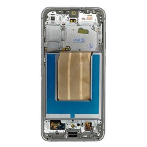 OLED Assembly With Frame Compatible Samsung for Galaxy S25 FE 5G (Refurbished) - White