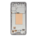 Service Pack - OLED Assembly With Frame Compatible for Samsung Galaxy S24 FE 5G - Gray