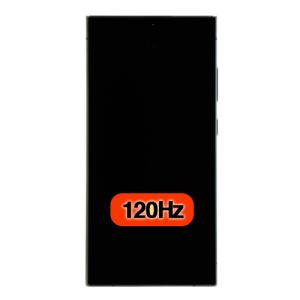 OLED Assembly With Frame Compatible for Samsung Galaxy S24 Ultra 5G (Premium) (120Hz) - Titanium Black