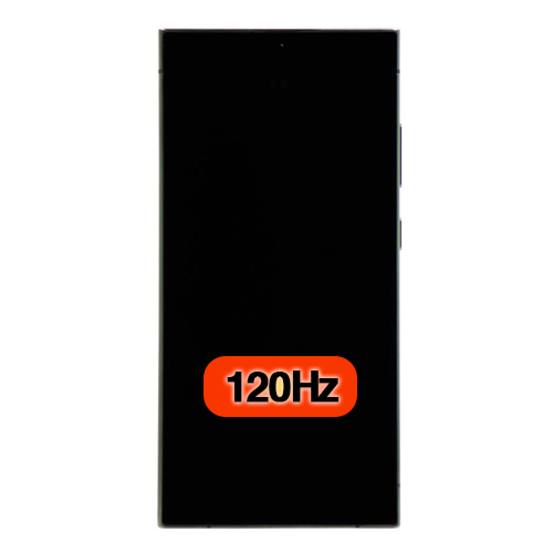 OLED Assembly With Frame Compatible for Samsung Galaxy S24 Ultra 5G (Premium) (120Hz) - Titanium Black