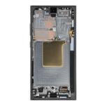 Service Pack - Battery and OLED Assembly With Frame Compatible for Galaxy S24 Ultra 5G - Titanium Black