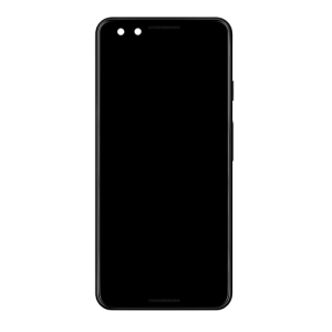 OLED Assembly With Frame Compatible for Google Pixel 3 (Refurbished) - Black