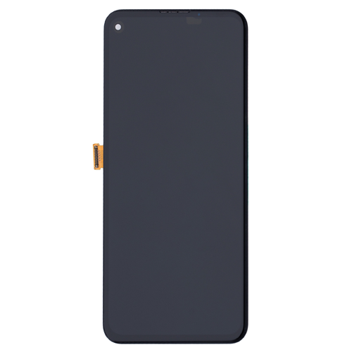 OLED Assembly With Frame Compatible for Google Pixel 5a 5G (Refurbished) - Black