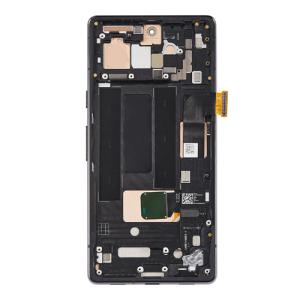 OLED Assembly With Frame Compatible for Google Pixel 7a (Refurbished) - Charcoal