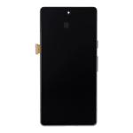 OLED Assembly With Frame Compatible for Google Pixel 7a (Refurbished) - Charcoal