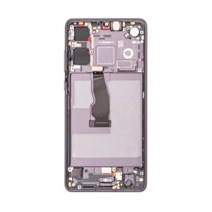 OLED Assembly With Frame Compatible for Huawei P30 (Refurbished) - Black