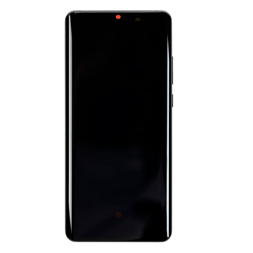 OLED Assembly With Frame Compatible for Huawei P30 Pro (Refurbished) - Black