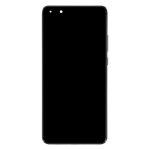 OLED Assembly With Frame Compatible for Huawei P40 Pro (Refurbished) - Black