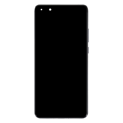 OLED Assembly With Frame Compatible for Huawei P40 Pro (Refurbished) - Black