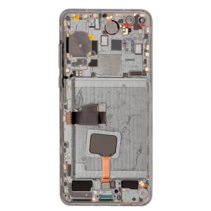 OLED Assembly With Frame Compatible for Huawei P40 (Refurbished) - Black