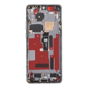 OLED Assembly With Frame Compatible for Huawei P50 Pro (Refurbished) - Black