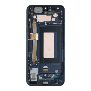 OLED Assembly With Frame Compatible for LG G8X ThinQ / V50S ThinQ (Refurbished) - Black