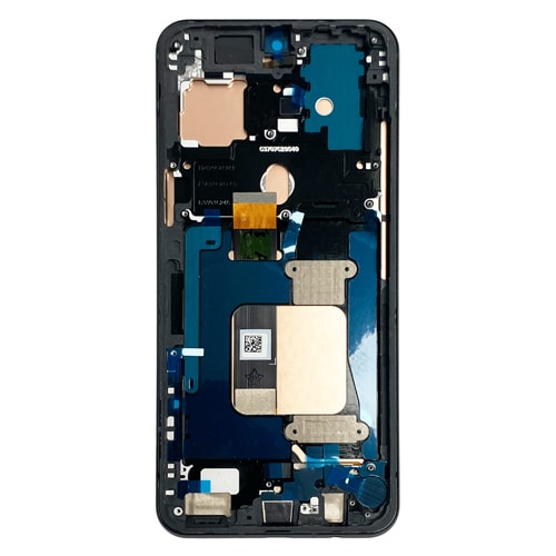 OLED Assembly With Frame Compatible for LG V60 ThinQ 5G (Refurbished) - Black