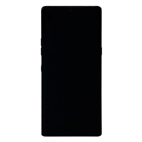 OLED Assembly With Frame Compatible for LG Velvet 5G (Refurbished) - Black