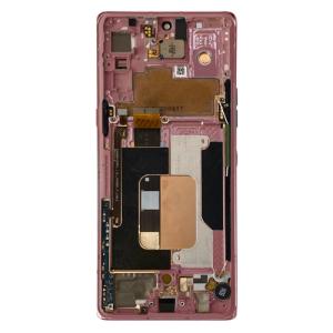 OLED Assembly With Frame Compatible for LG Velvet 5G (Refurbished) - Red
