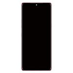 OLED Assembly With Frame Compatible for LG Velvet 5G (Refurbished) - Red